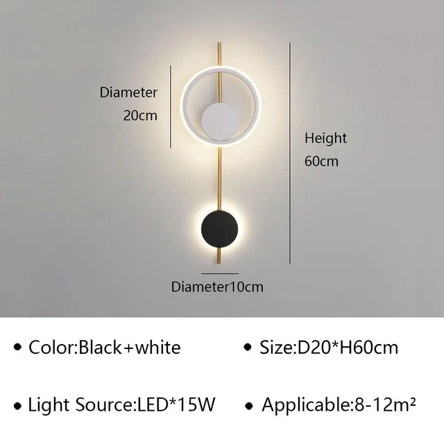 ZenithBeam - Moderné LED nástenné svietidlo