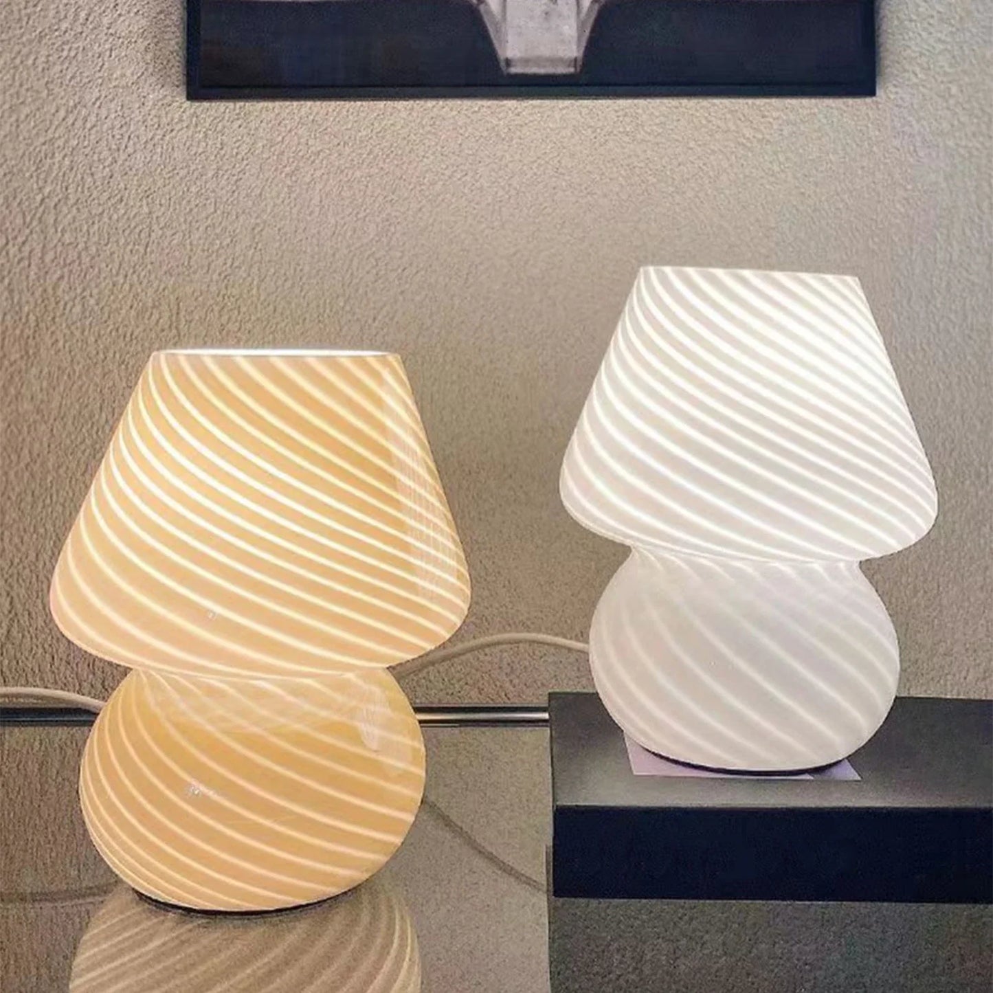 ZenGlow - Sklenená stolová lampa