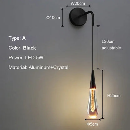 LuxePost - Nástenné svietidlá Post Crystals
