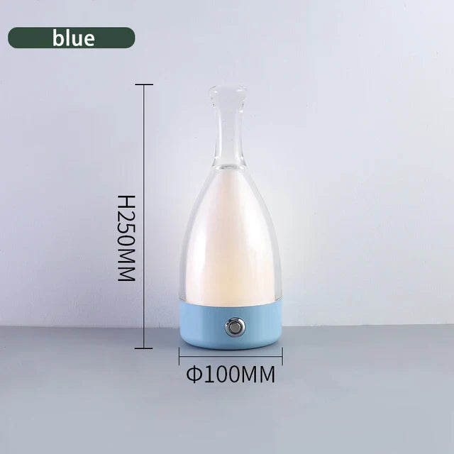 MixologyLumiere - dizajn stolovej lampy na fľaše
