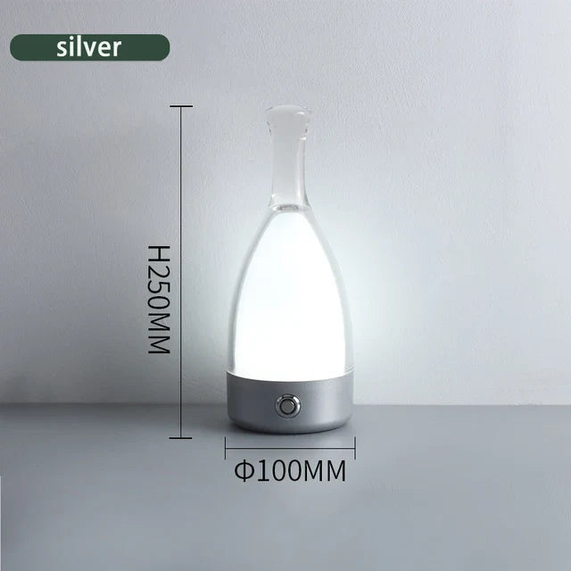 MixologyLumiere - dizajn stolovej lampy na fľaše