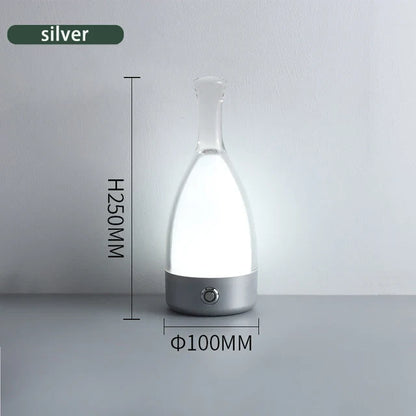 MixologyLumiere - dizajn stolovej lampy na fľaše