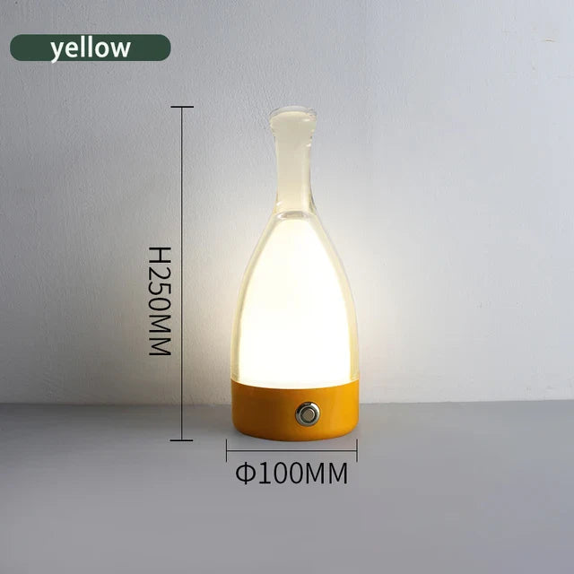 MixologyLumiere - dizajn stolovej lampy na fľaše
