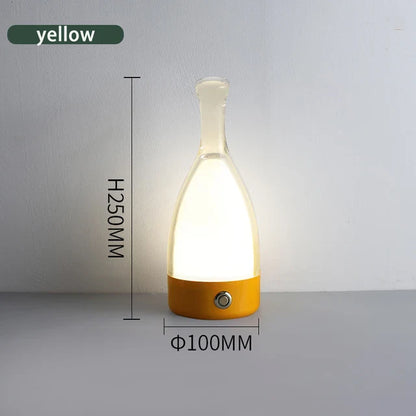 MixologyLumiere - dizajn stolovej lampy na fľaše