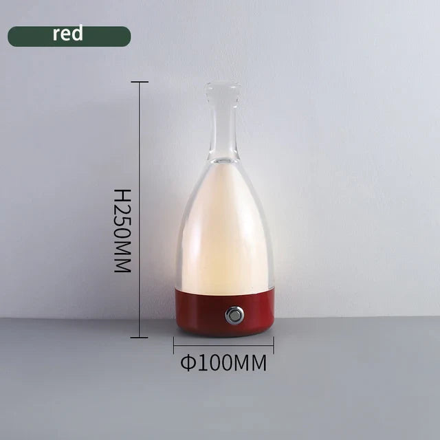 MixologyLumiere - dizajn stolovej lampy na fľaše