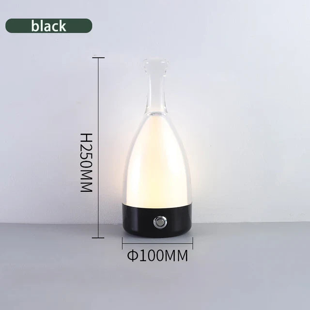 MixologyLumiere - dizajn stolovej lampy na fľaše