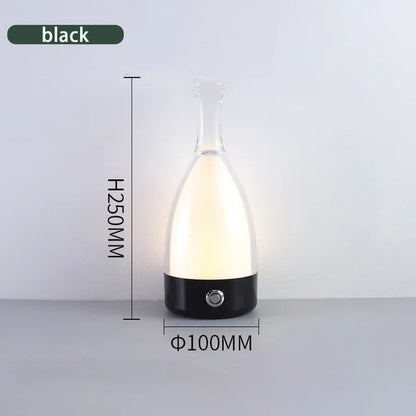MixologyLumiere - dizajn stolovej lampy na fľaše