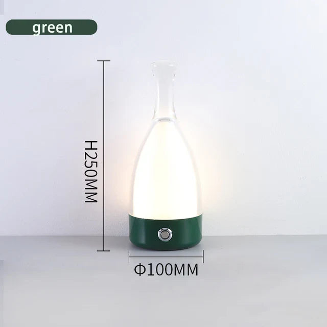 MixologyLumiere - dizajn stolovej lampy na fľaše