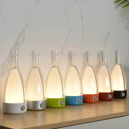 Bottle Glow - Stolná lampa na barovú fľašu