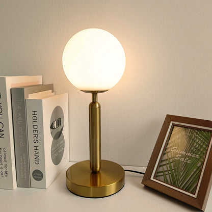 OrbGlow - Stolová lampa so sklenenou guľou
