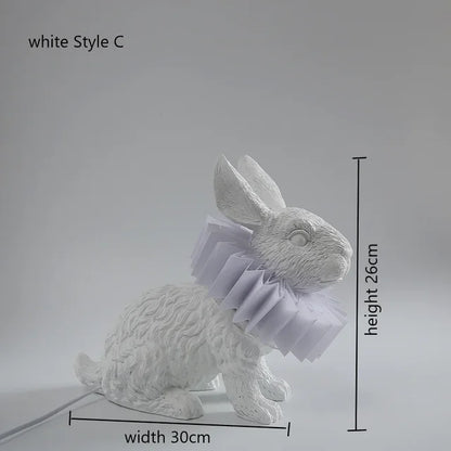 BunnyScarf - Svietidlá na králika z živice