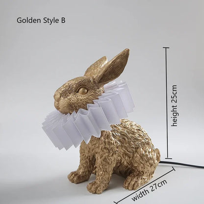 BunnyScarf - Svietidlá na králika z živice