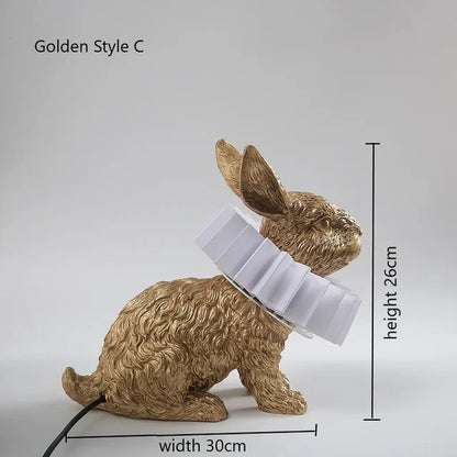 BunnyScarf - Svietidlá na králika z živice