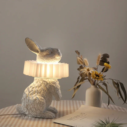 BunnyScarf - Svietidlá na králika z živice