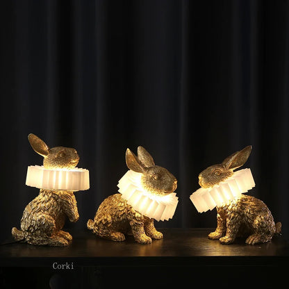 BunnyScarf - Svietidlá na králika z živice