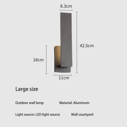 EcoScape - Minimalistické vodotesné nástenné svietidlo