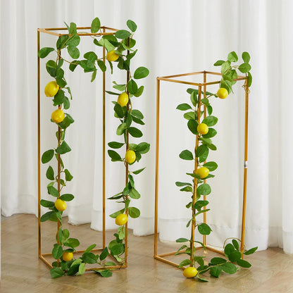 GoldenCitrus - umelý citrónový veniec