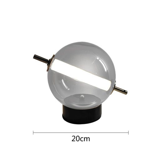 RadiantRevival - Retro sklenená stolová lampa