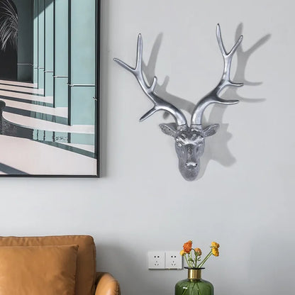 RusticReindeer - Nástenná dekorácia s hlavou jeleňa