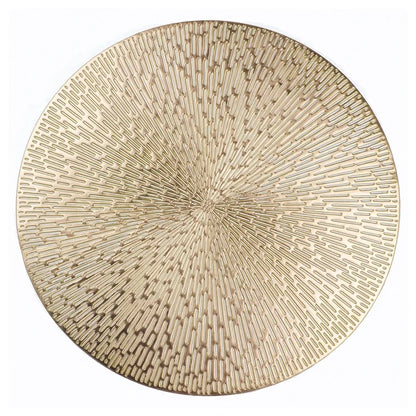 LuxuriousDining - Metalické okrúhle podložky