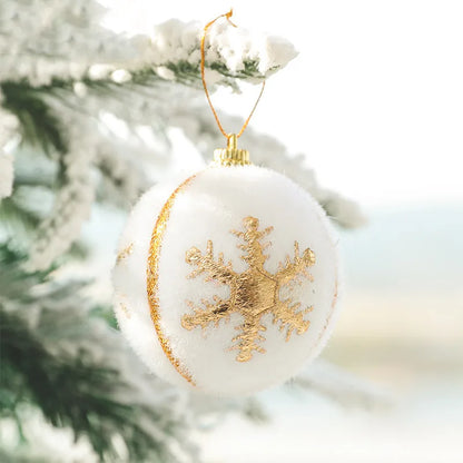 WhiteChristmas | Biele penové vianočné ozdoby