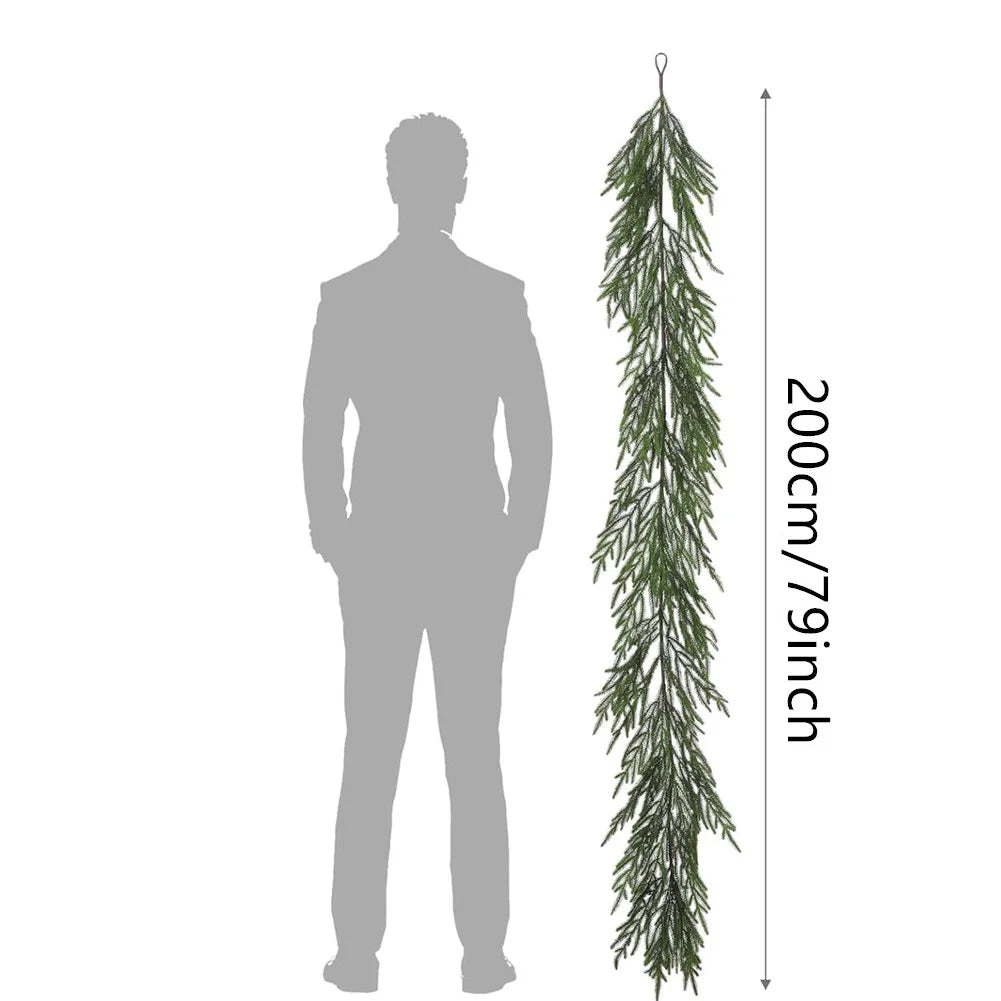 GreenChristmas | Realistická dekorácia z jedľového venca