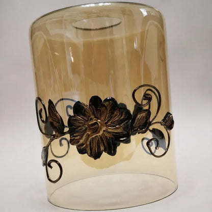 VintageGlass | Závesná lampa sklenené vintage tienidlo
