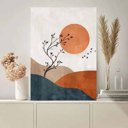 MoonLines | Minimalistické umenie na plátne
