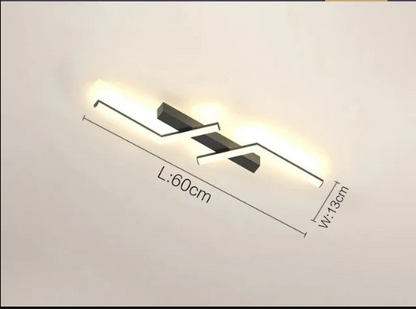 SleekGlow - Stropné svietidlo s LED líniou