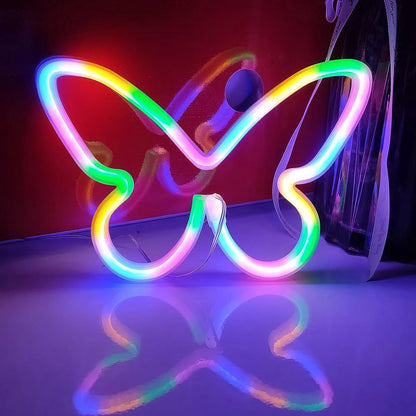 NeonWings | Neónové svetlo motýľa