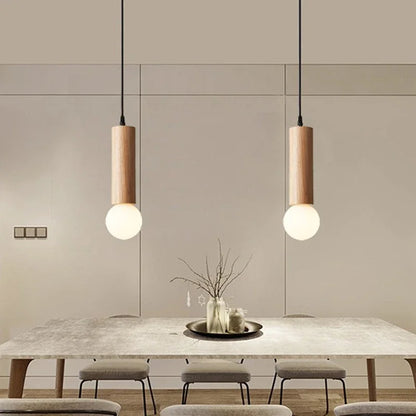 NatureGloss | Minimalistická závesná lampa z prírodného dreva