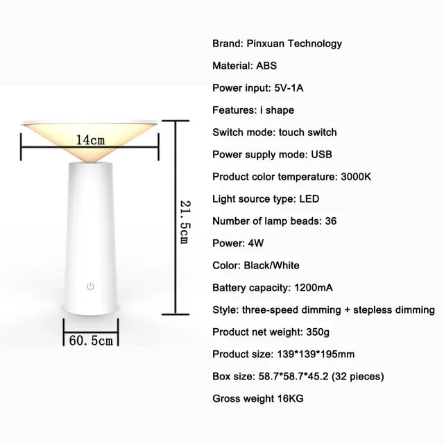 TinyShine - Prenosné mini stolové lampy