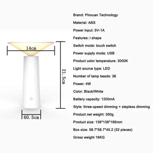 TinyShine - Prenosné mini stolové lampy