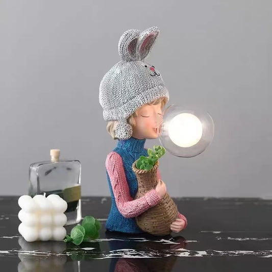 HatDiva - Stolné lampy Hat girl