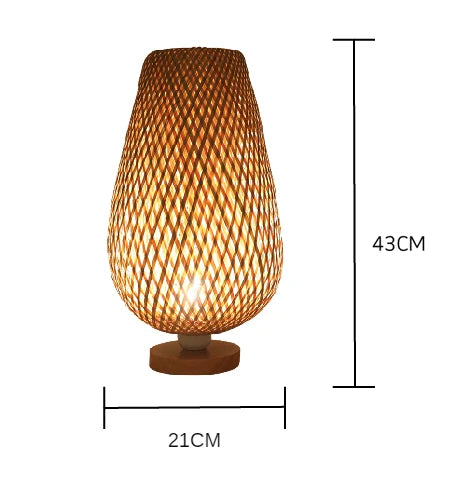 RetroBambooCraft - Vintage bambusové remeselné lampy