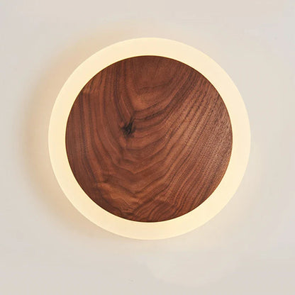 SolidWood - Orechová lampa Aura