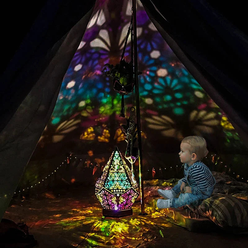 PrismaGlow - dutá farebná lampa na projektor