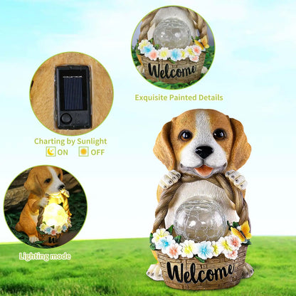 PuppyPals - Rozkošné solárne sošky šteniatok