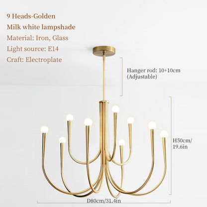 RoyaltyFrench - Stropné svietidlo LED Candlelight