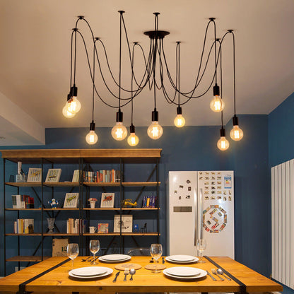Radia - Pavúčia lustrová lampa