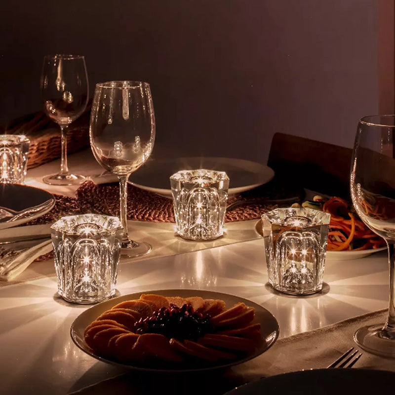 LumiGlimmer | Crystal Lamp Bezdrôtová stolová lampa