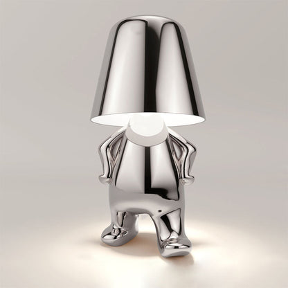 RegalGlow | Stolná lampa Golden man