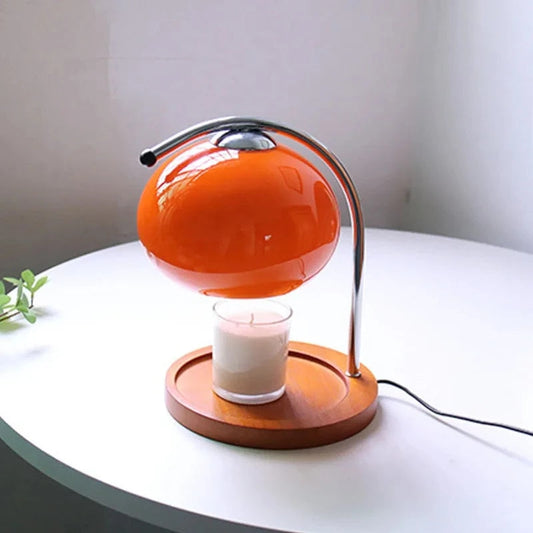AvantGlimmer - Sklenená stolová lampa Macaron