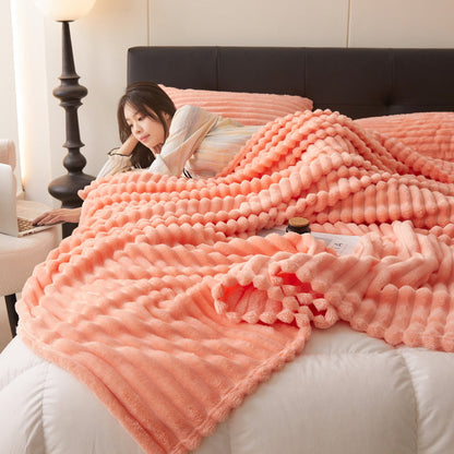 CuddleWave | Silná koralová fleecová deka
