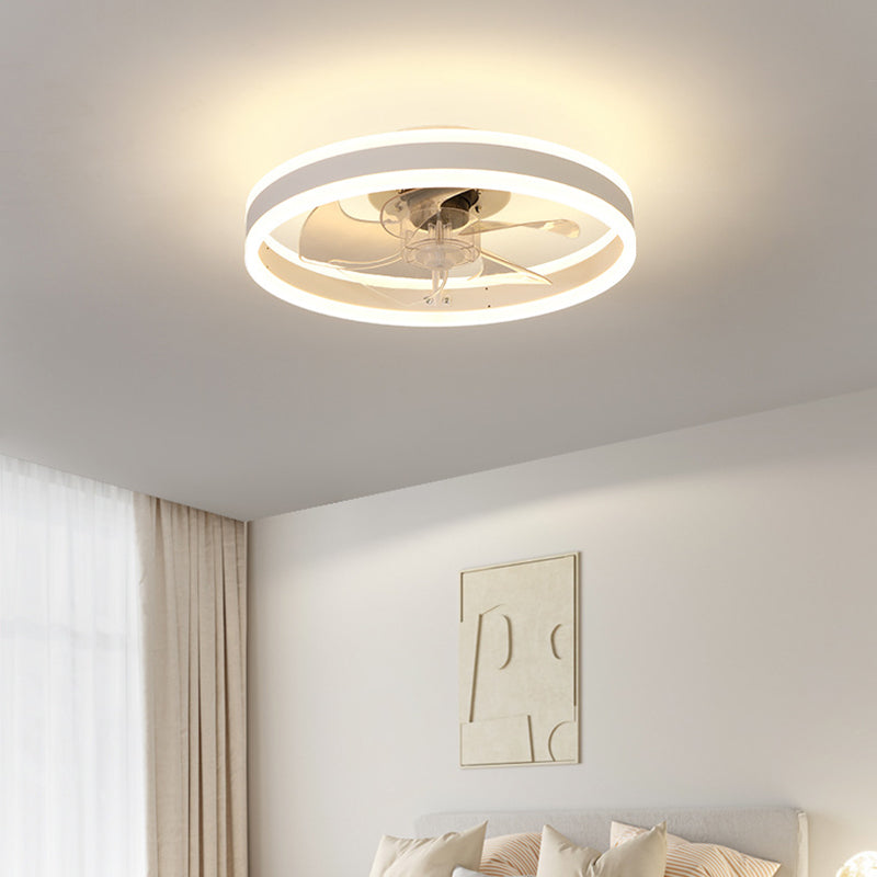 Moderný stropný ventilátor led lampa