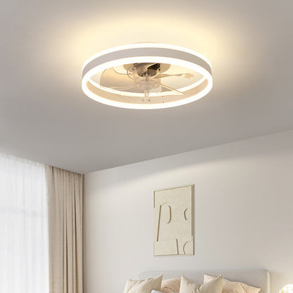 Moderný stropný ventilátor led lampa