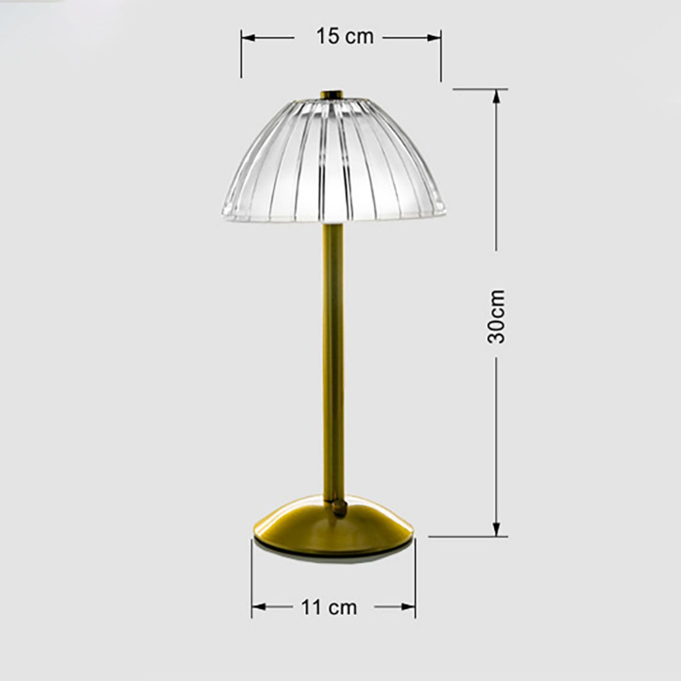VintageCrystal | Retro stolová lampa