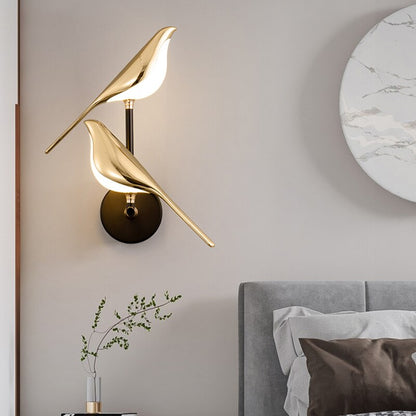 LumiBird - Severské nástenné LED svietidlo s vtákmi
