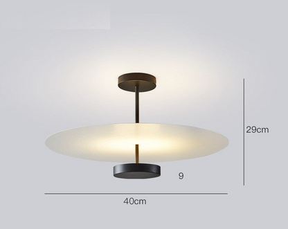 Minimalistické okrúhle závesné svetlo
