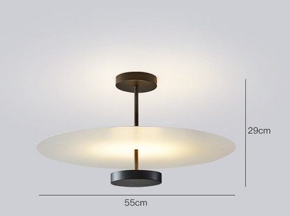 Minimalistické okrúhle závesné svetlo